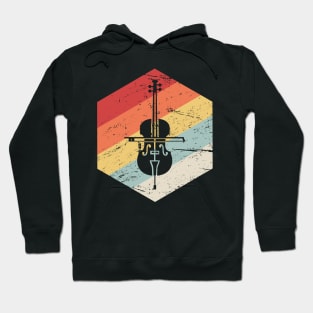 Retro 70s Cello Icon Hoodie